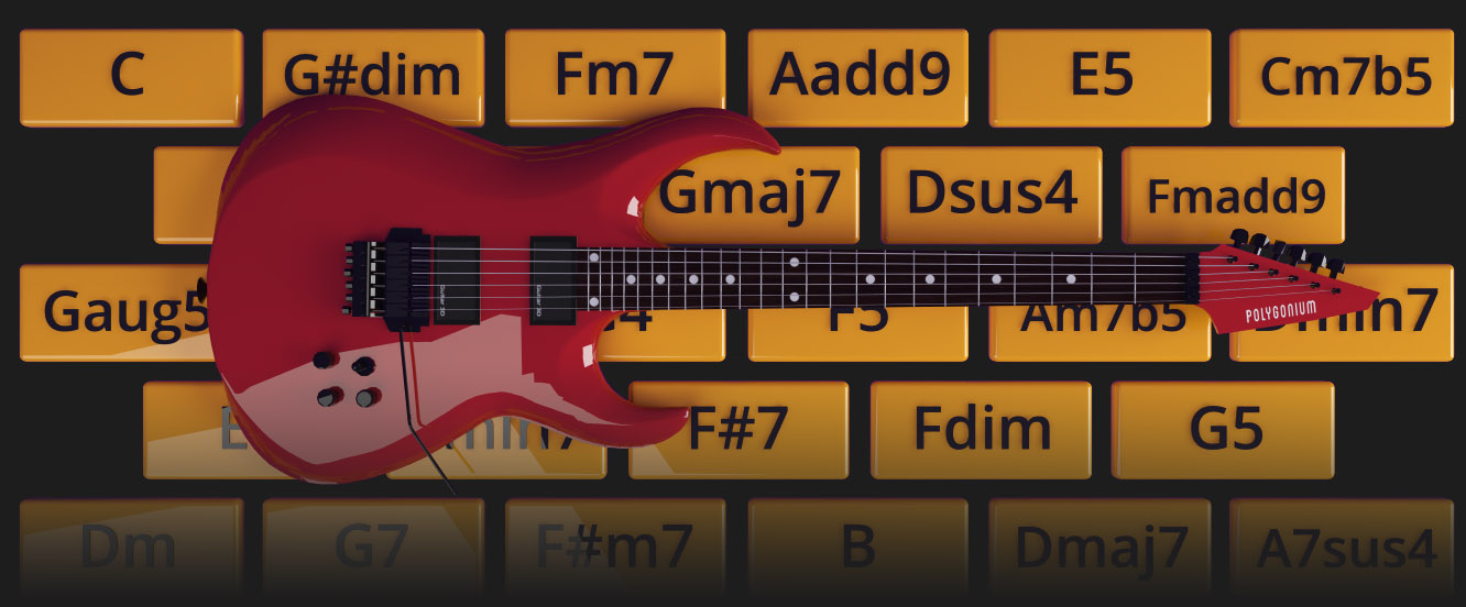 Guitar 3D Studio chords