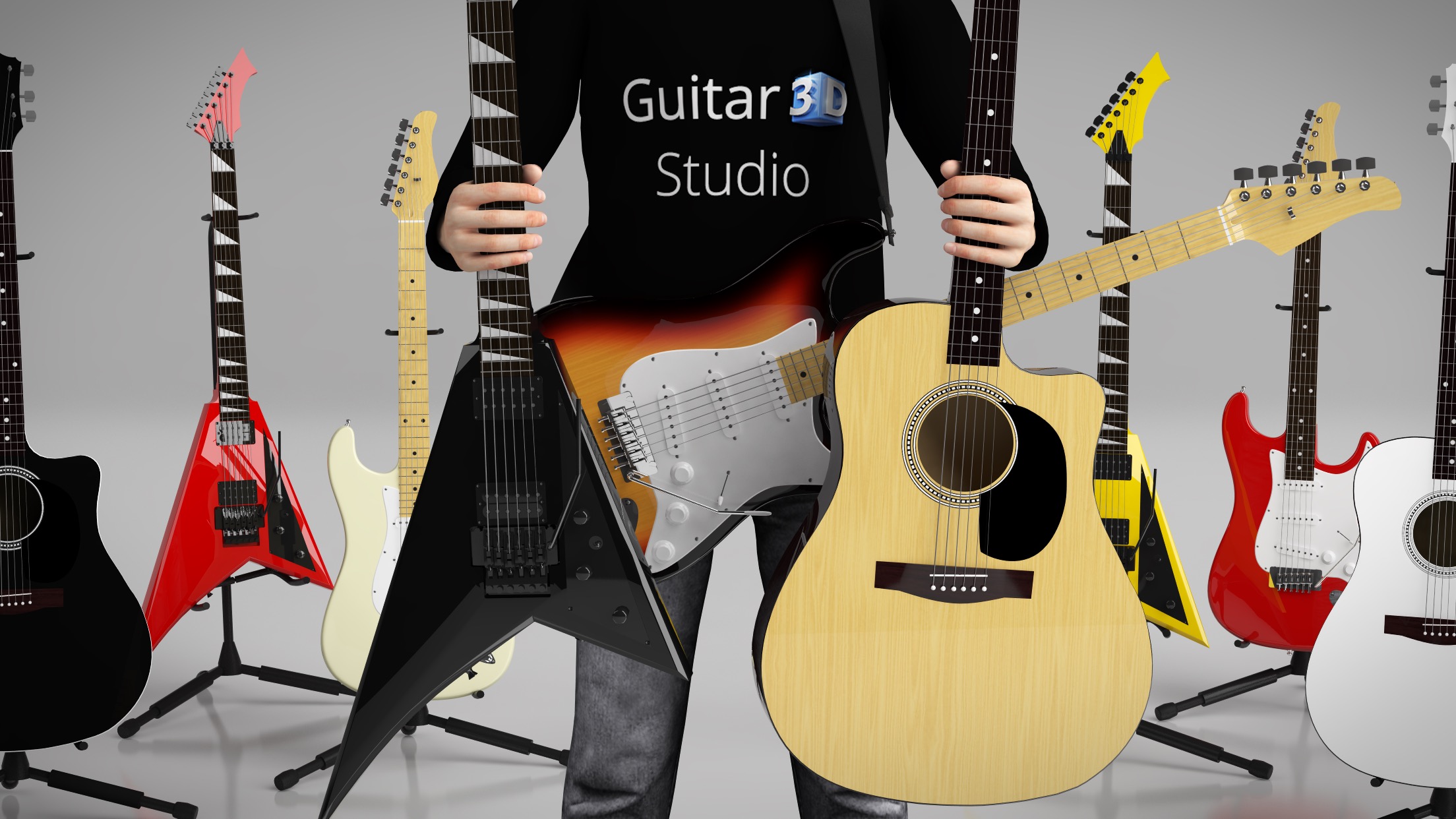 Guitar 3D Studio by Polygonium ScreenShot 1
